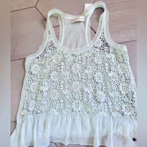 Abercrombie women sheer top sz S